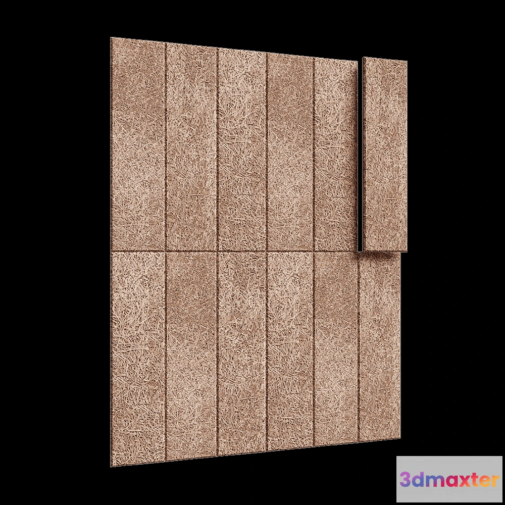 1592136 - BAUX - Acoustic panel Wood Wool Plank Big 3D Max