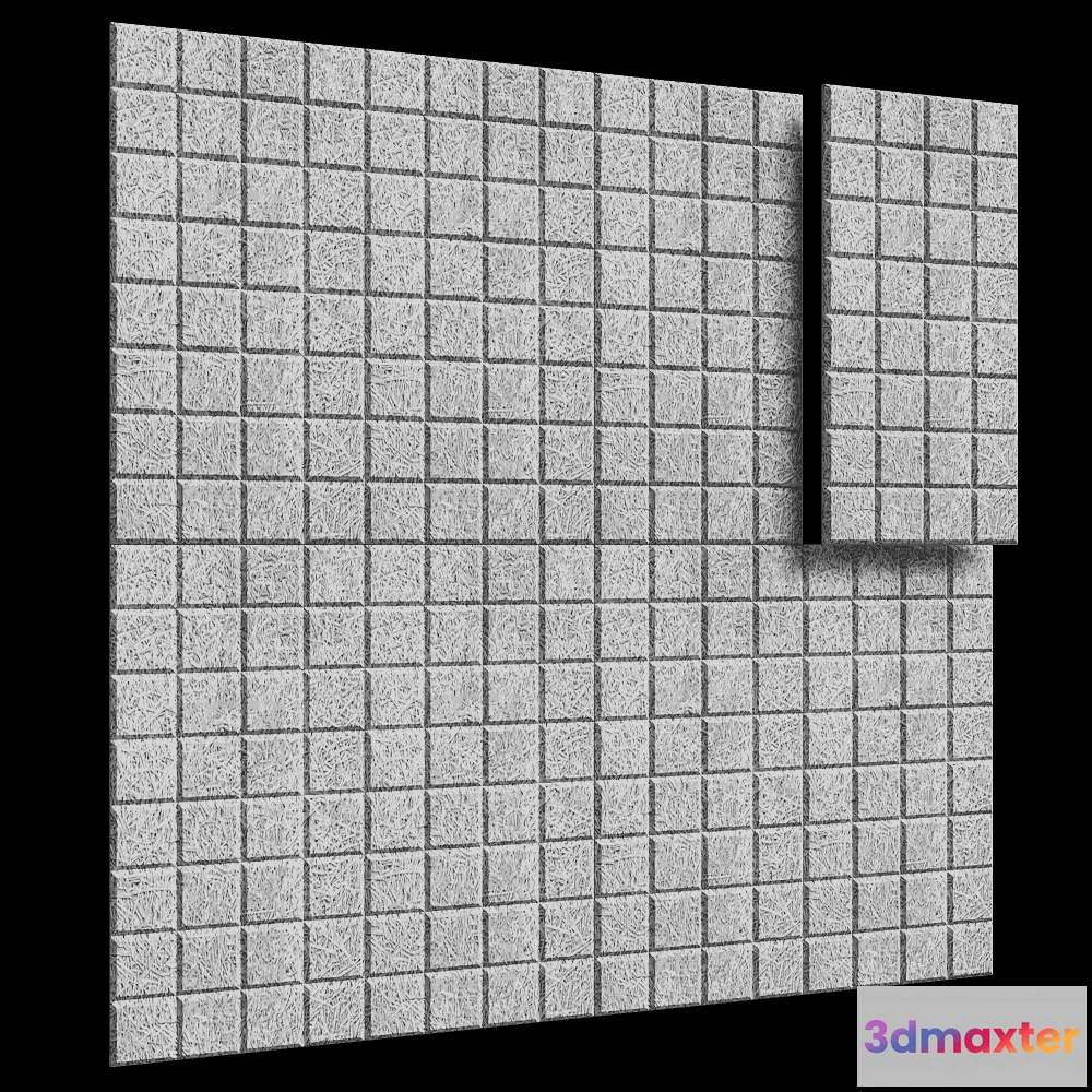 1592160 - BAUX - Acoustic panel Wood Wool Check 3D Max