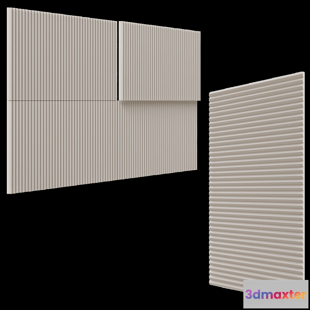 1592166 - BAUX - Panel Pulp Origami Sense 3D Max