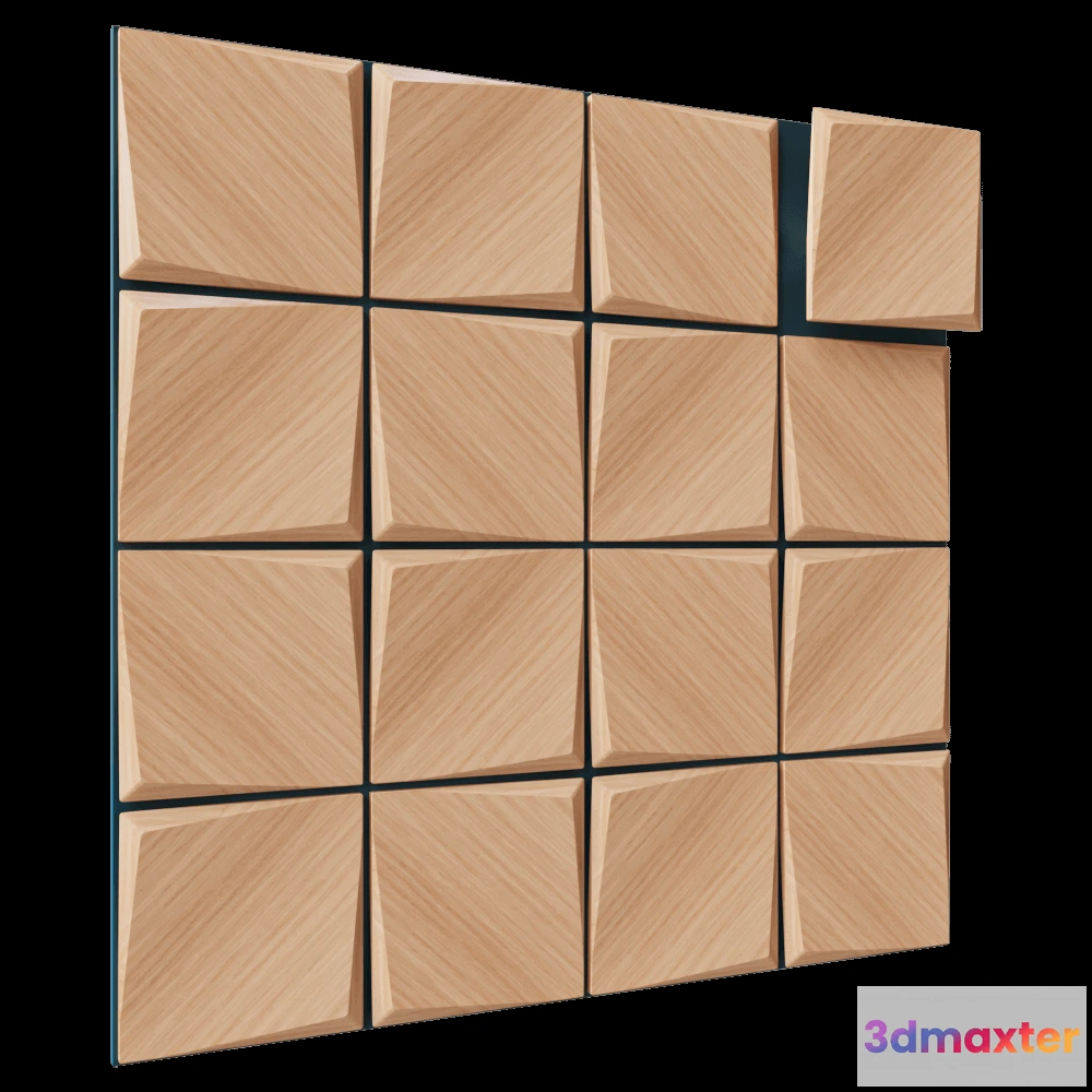 1592178 - Bester Studio - 3D wall panel - STELLAR 3D Max