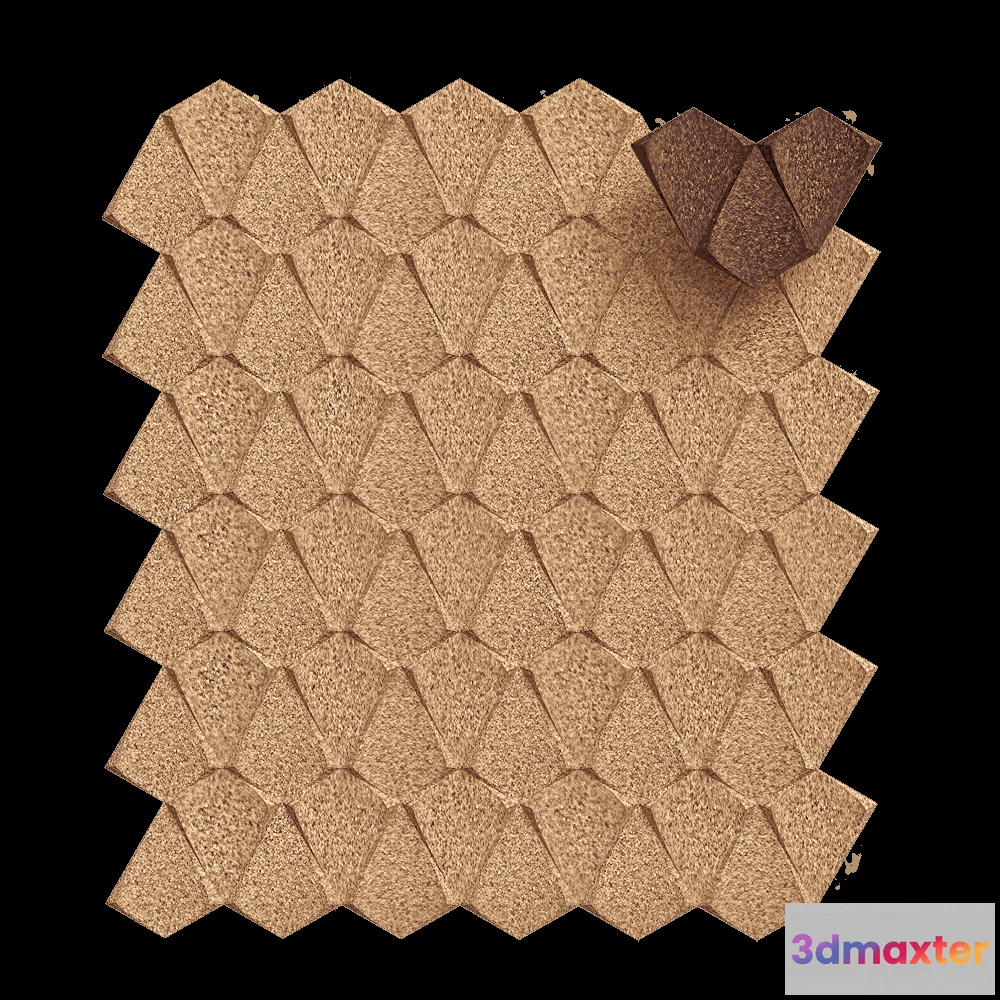 1592188 - CORKBEE - Wall panel Kite 3D Max