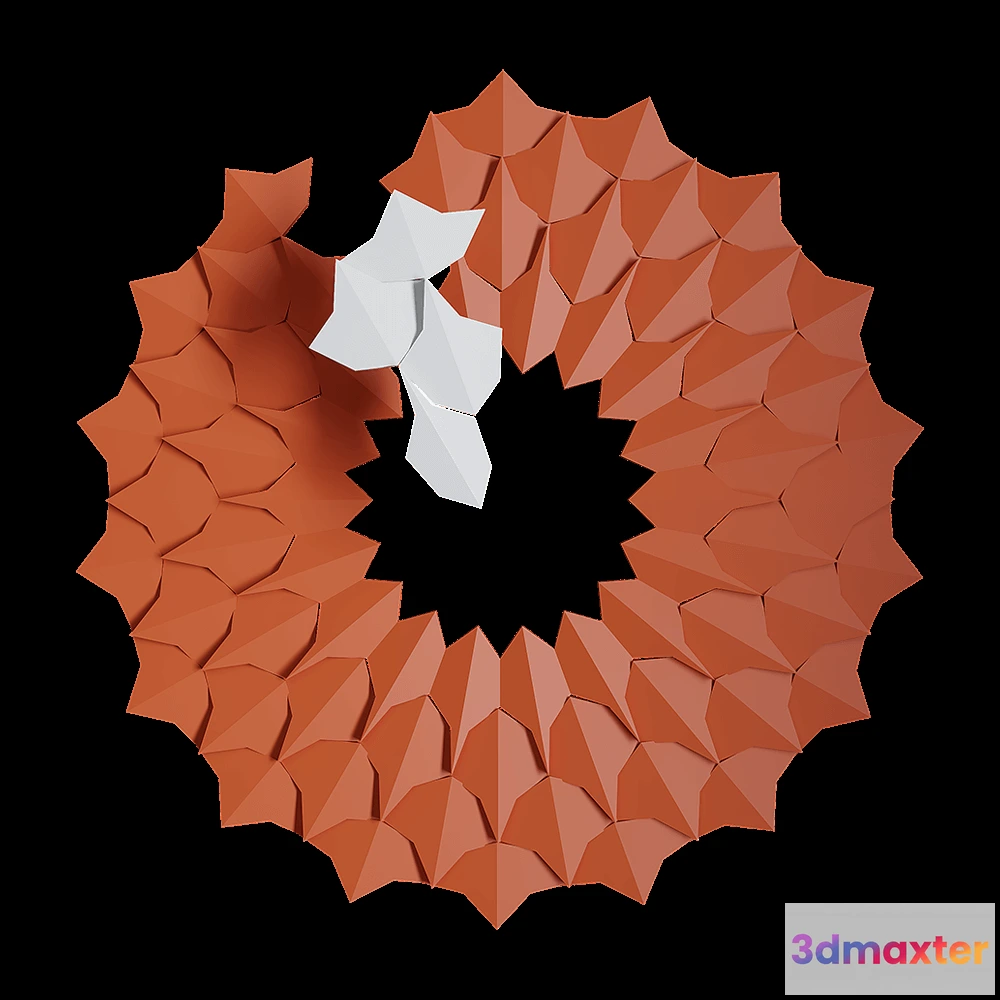 1592278 - Deco Line - Deco Line Dragon Scale A B C D 3D Max