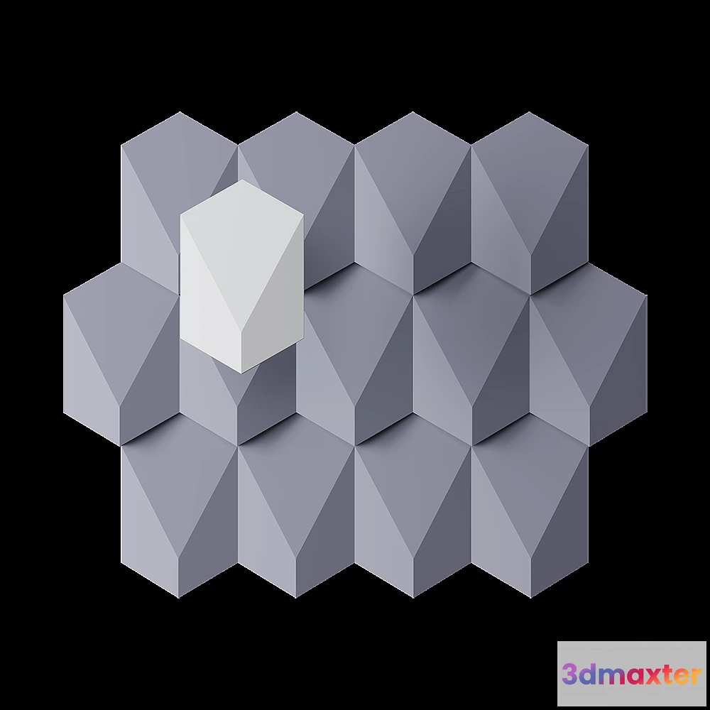 1592390 - Deco Line - Deco Line Quadrum 3D Max