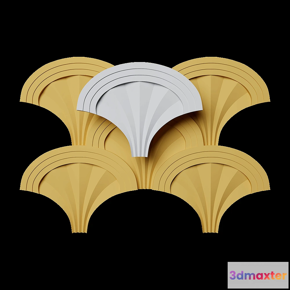 1592428 - Deco Line - Deco Line Palm 3D Max