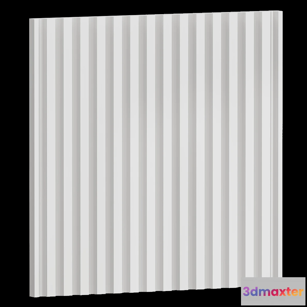 1592484 - Gesso 3D - Wall panel Omega 2 3D Max