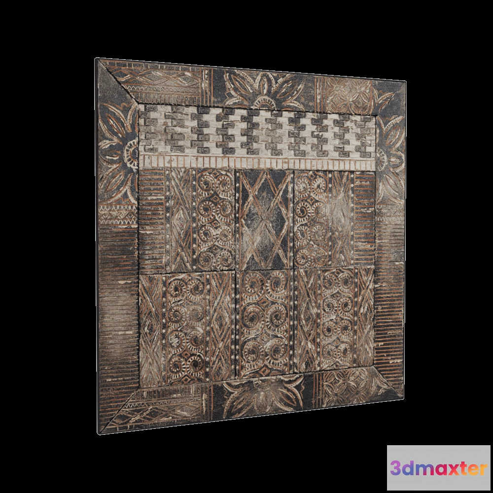 1592664 - Teak House - Decorative panel Toraja 3D Max