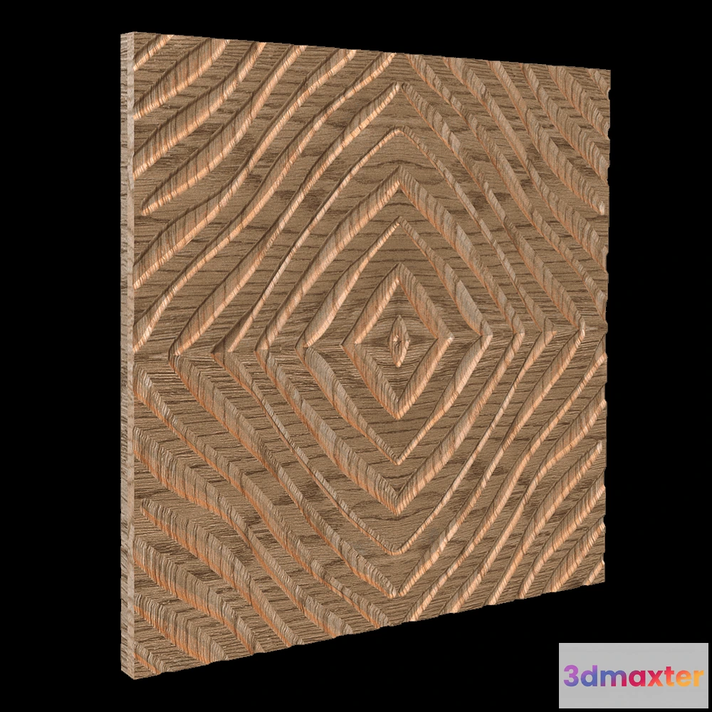 1592704 - decoration - Wall panel Palma 3D Max