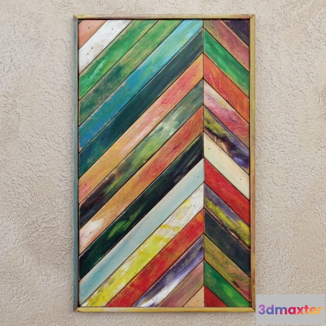 1592760 - decoration - Panels wall wooden 3D Max