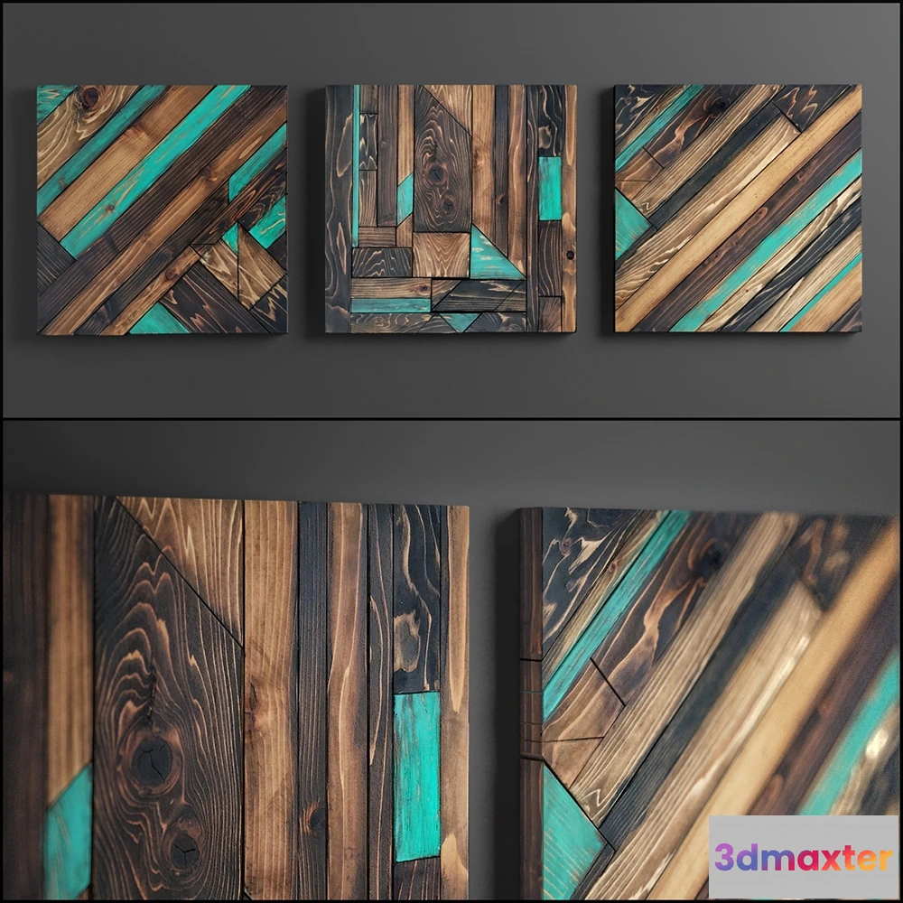 1592770 - decoration - Panel wood art 3D Max