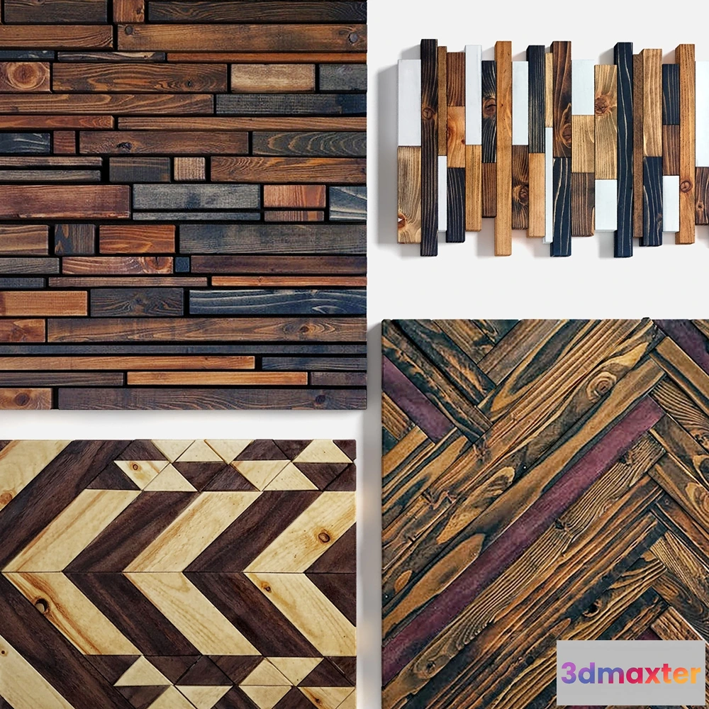 1592810 - decoration - Panel wood art 04 3D Max