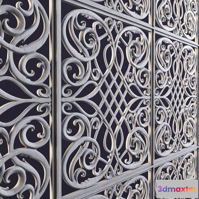 1592822 - decoration - Decorative modern panel 3D Max
