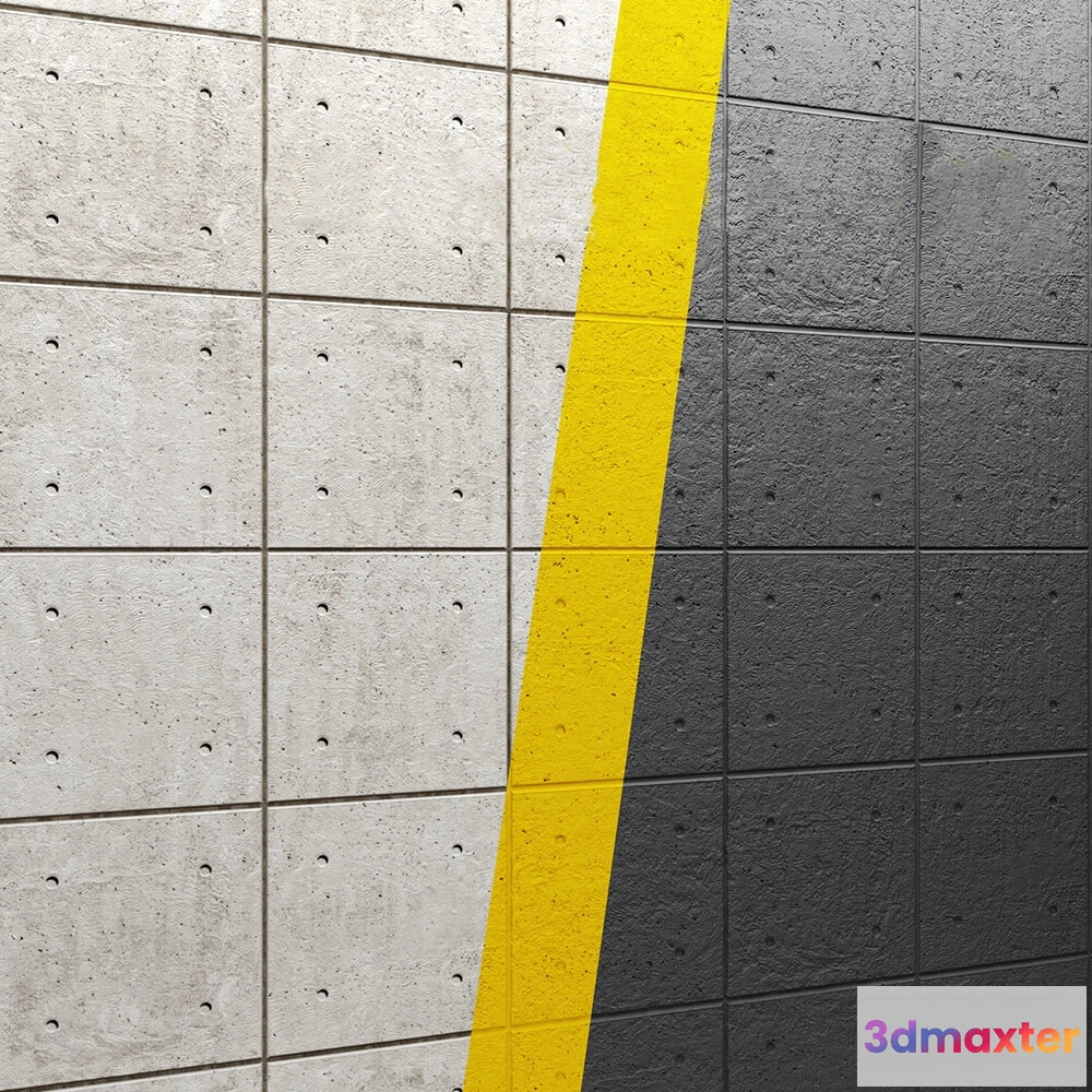 1592862 - decoration - Concrete block 3D Max