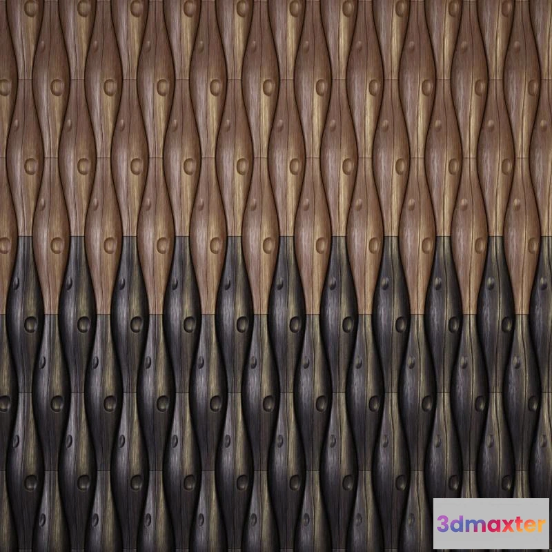 1592886 - decoration - 3D panel Flow 3D Max