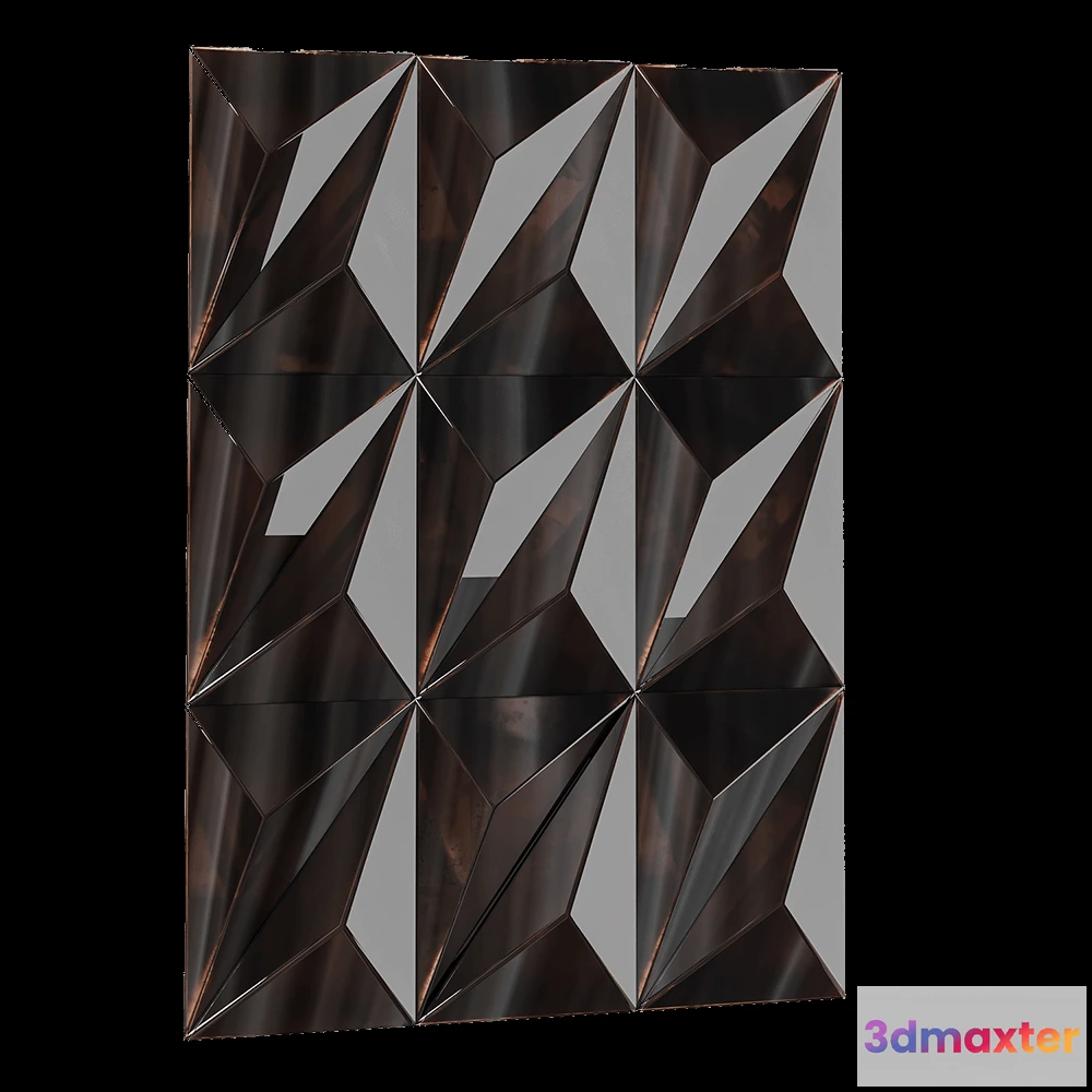 1592904 - Vanakat Armenian Obsidian - Wall panel 02 3D Max