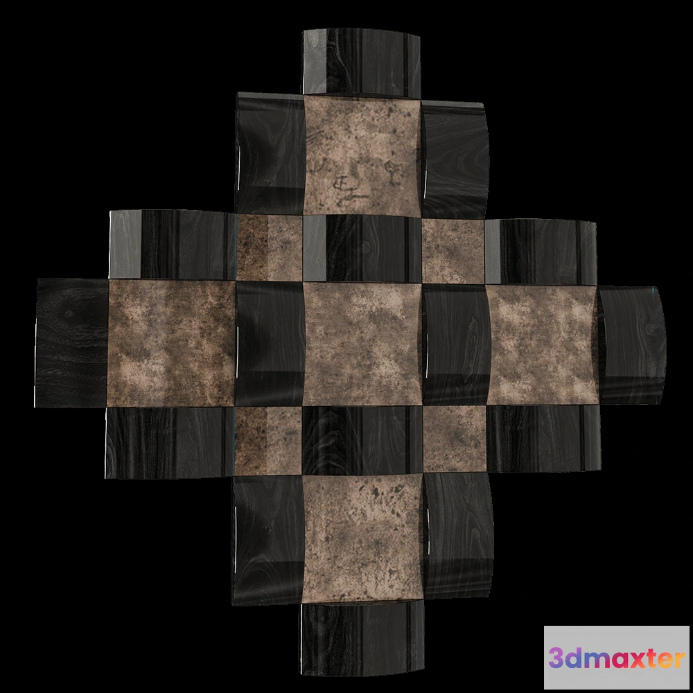 1592908 - Vanakat Armenian Obsidian - Wall panel 04 3D Max