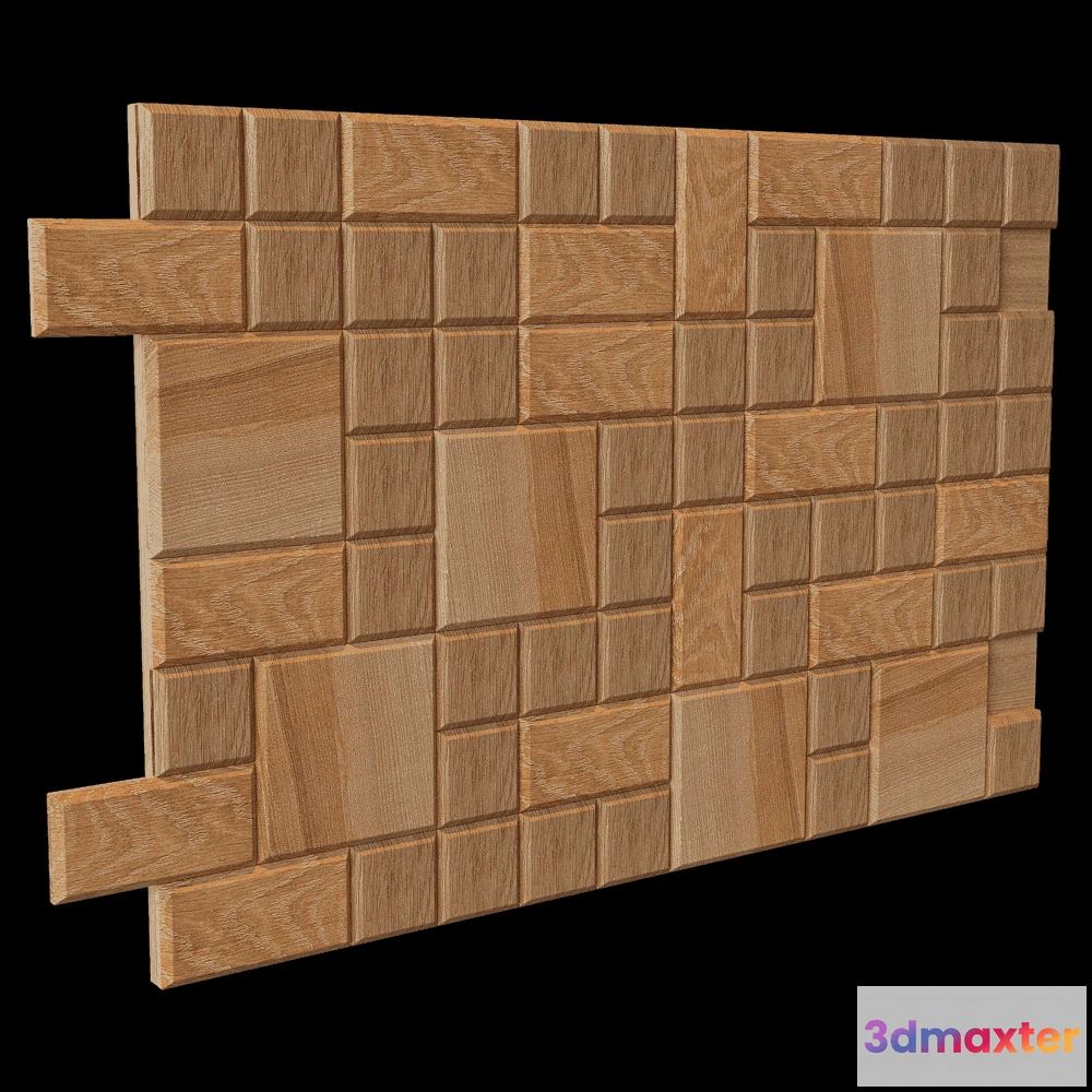 1592946 - YourFoRest - Wall panel Tesselated Natural 3D Max