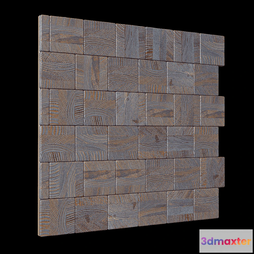 1592954 - YourFoRest - Wall panel Mosaic Patina 3D Max