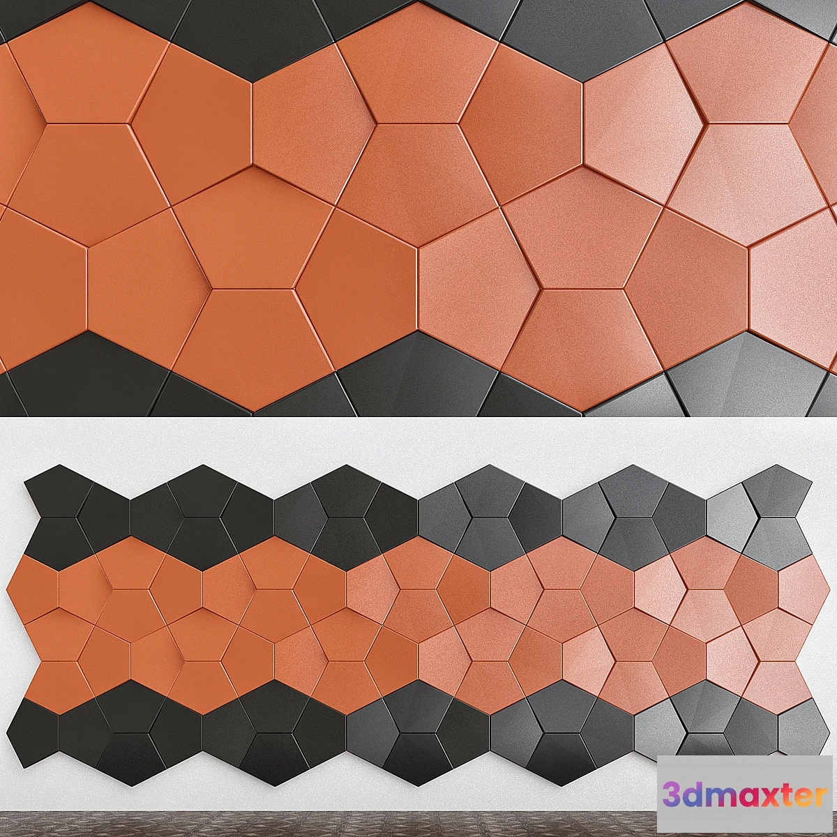 545765 - Plaster 3D panels Alivio Nexus series