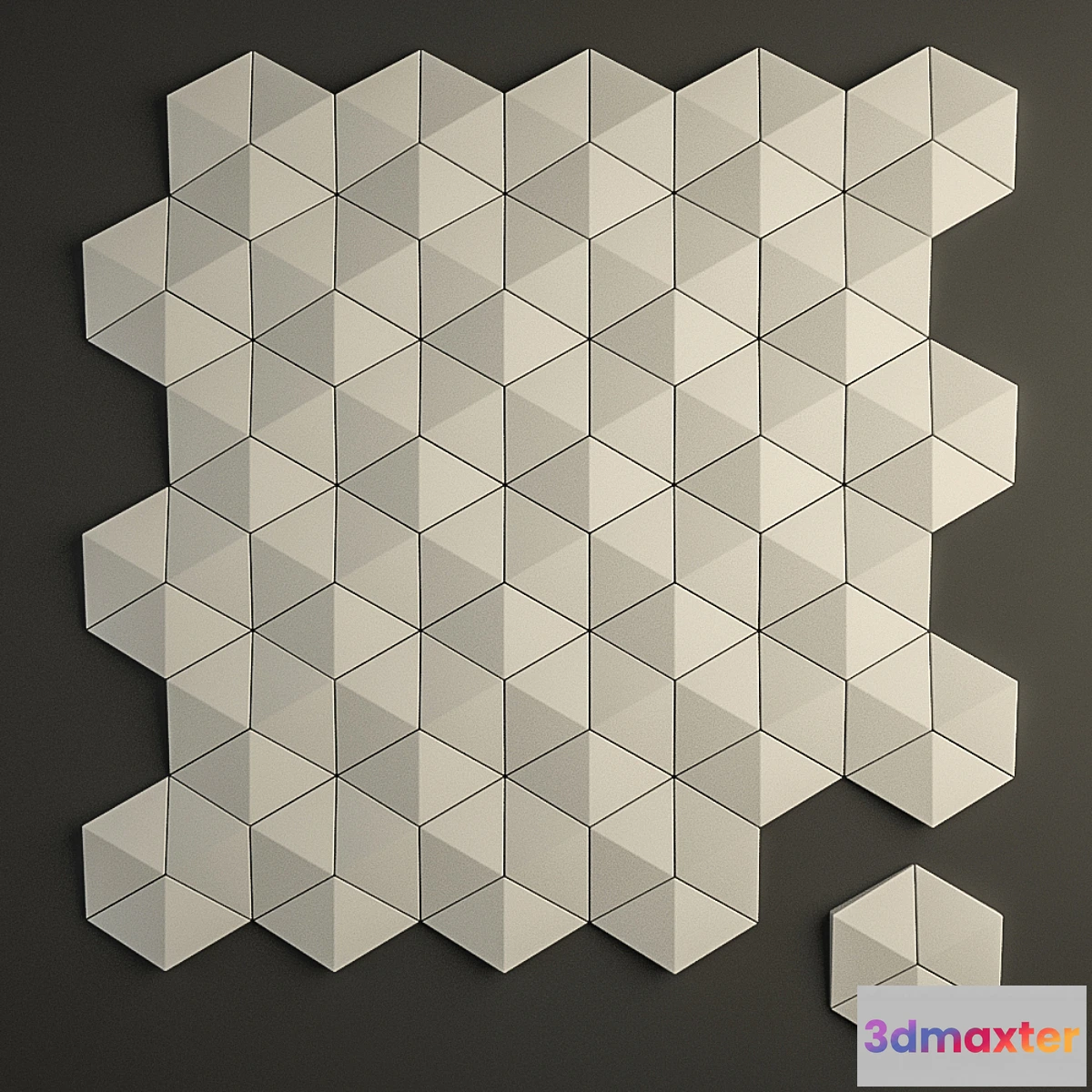 582976 - 3D Panel Gypsum