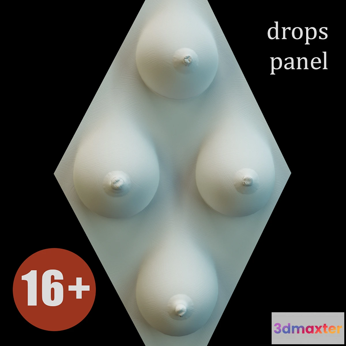 649171 - Decorative panel Drops