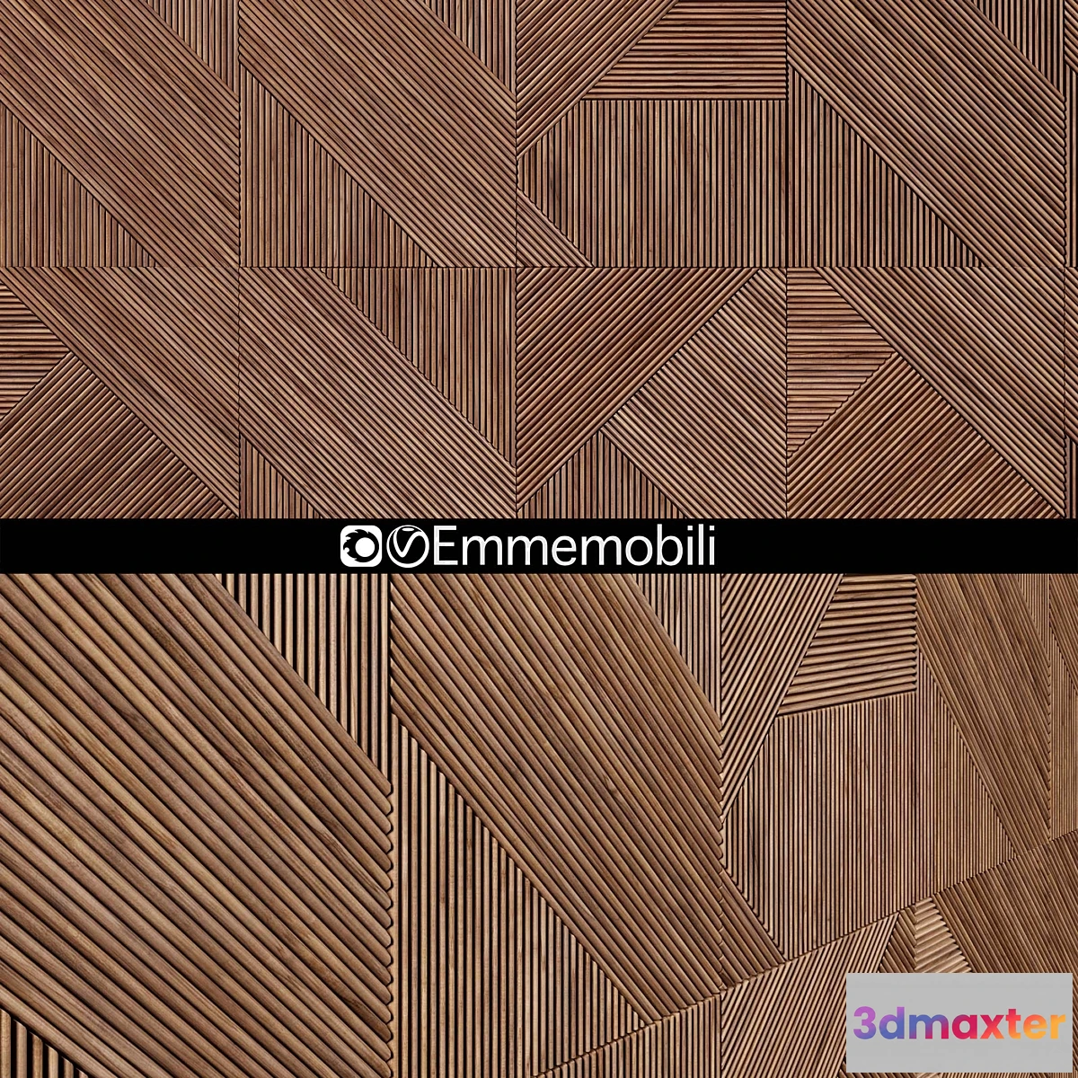 663987 - Emmemobili STRIPES BOISERIEwalnut panels - No.2