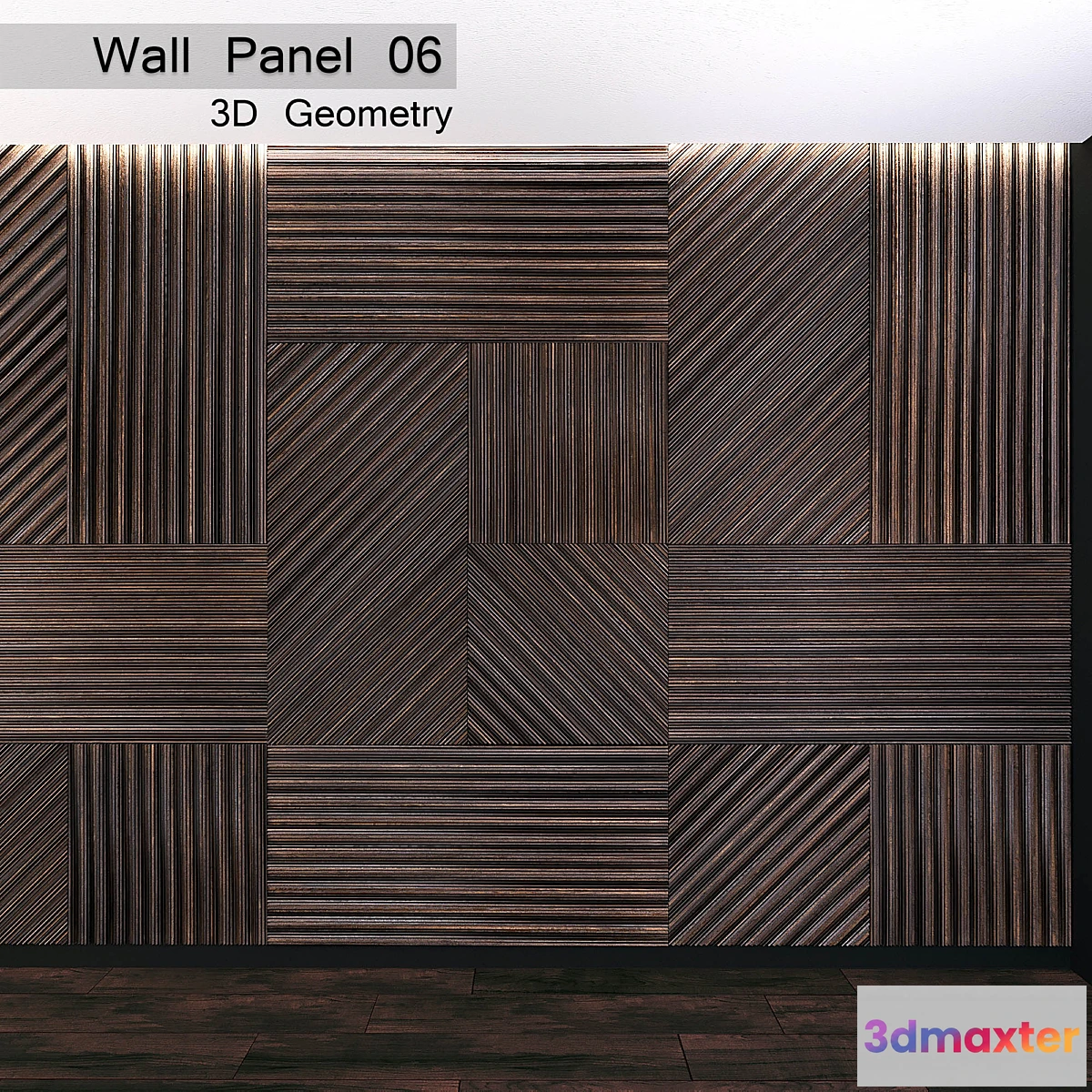 664027 - Wall Panel 06. 3D Geometry