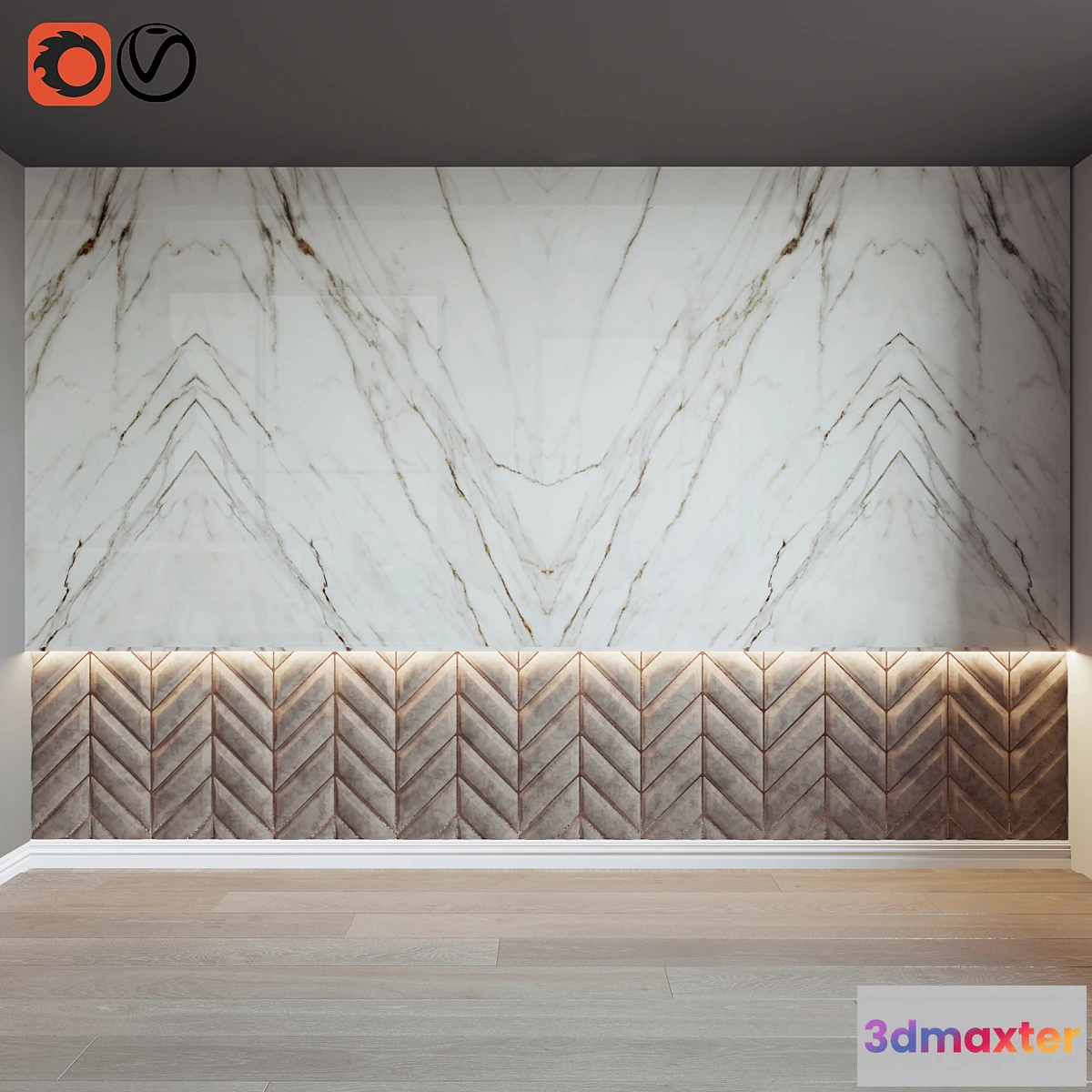 664043 - CHEVRON WALL PANEL