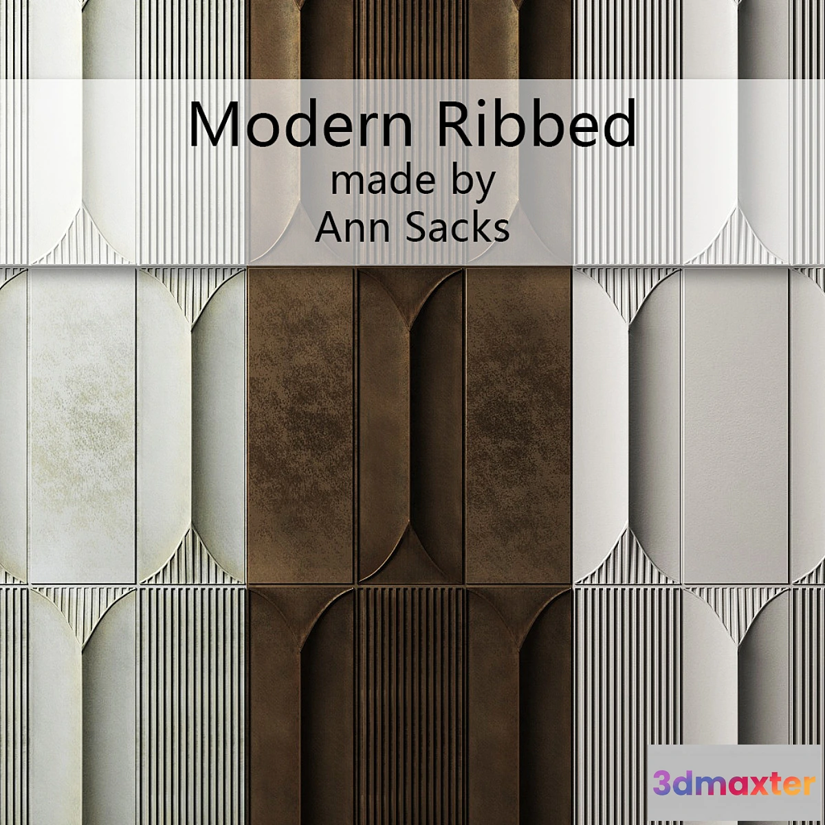668421 - Tile Modern Ribbed by Ann Sacks