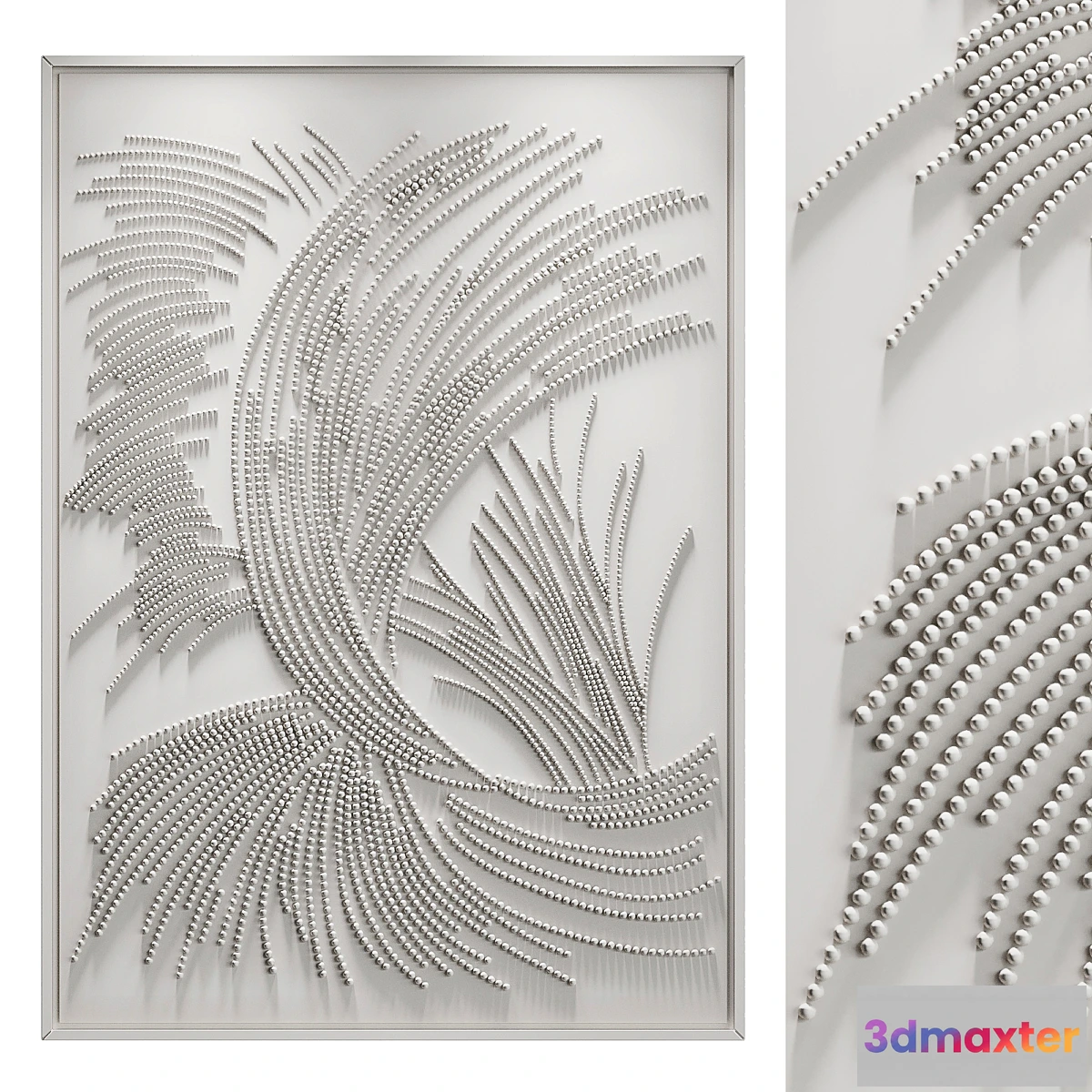 705126 - Panel WHITE FLAME