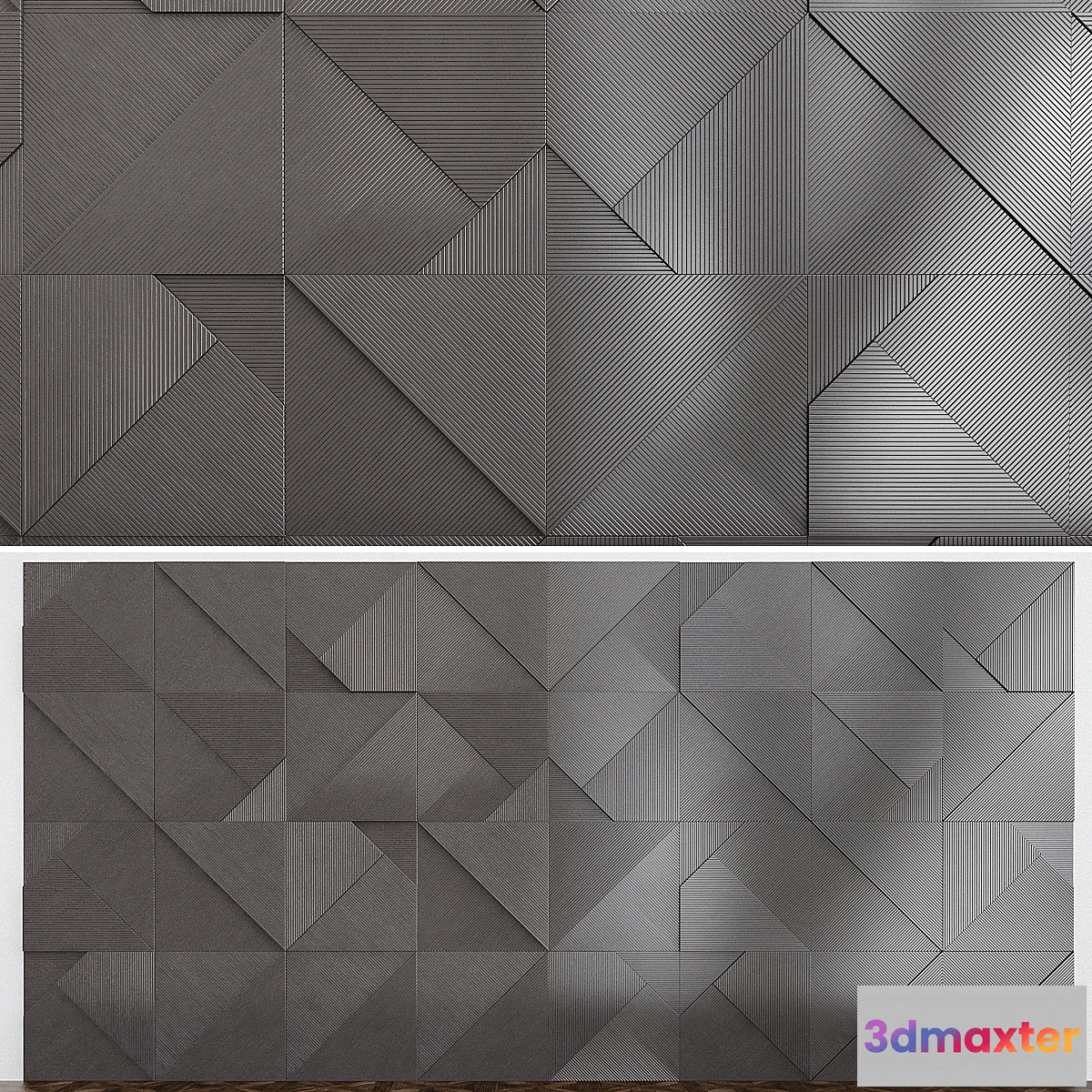822192 - Alivio Stripes 3D Gypsum Panels - No.3