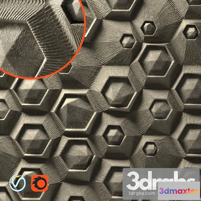 916506 - 3D Panel Hxf 04 Exagon By Elija Porter