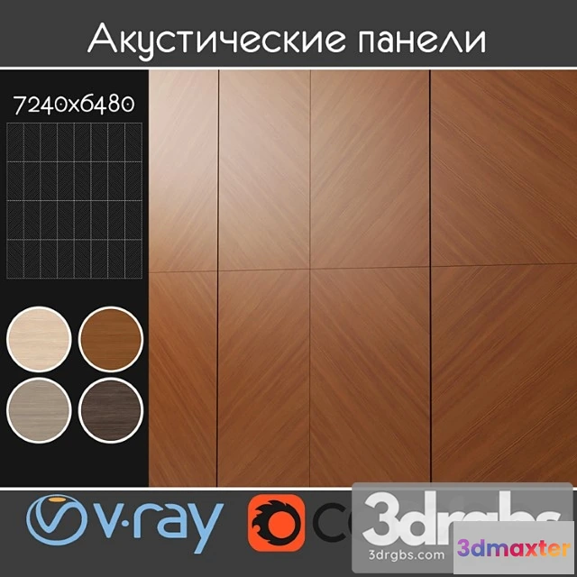 916554 - Acoustic Decorative Panels 4 Types Set 108