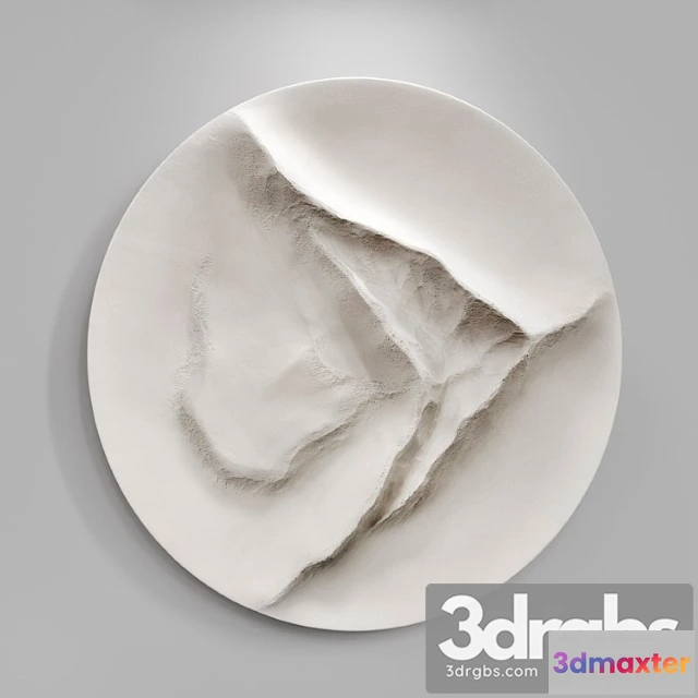 916904 - Round Wall Panel From A Mountain Stream