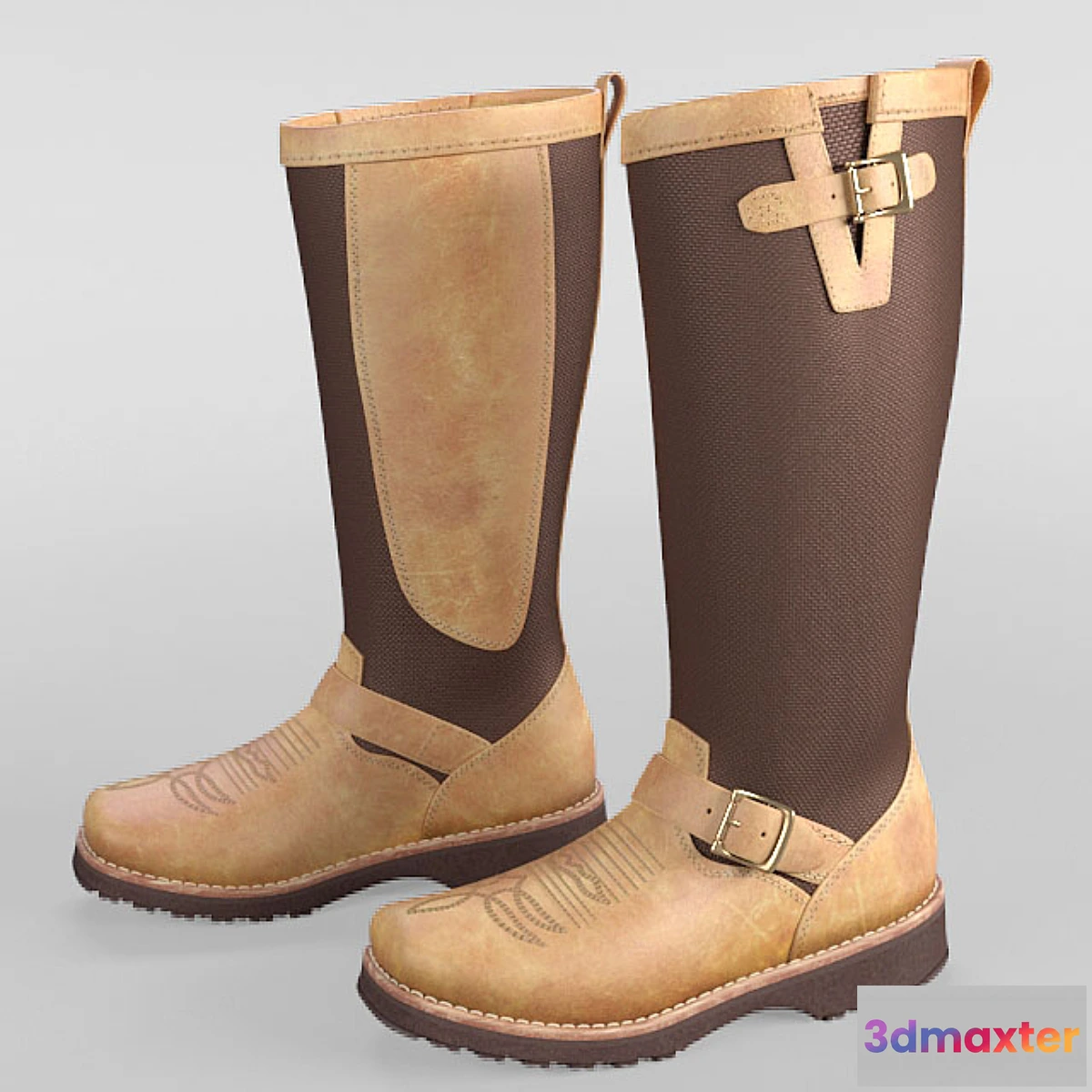 651381 - WOMEN’S 15 “TAN RODEO SNAKE BOOTS