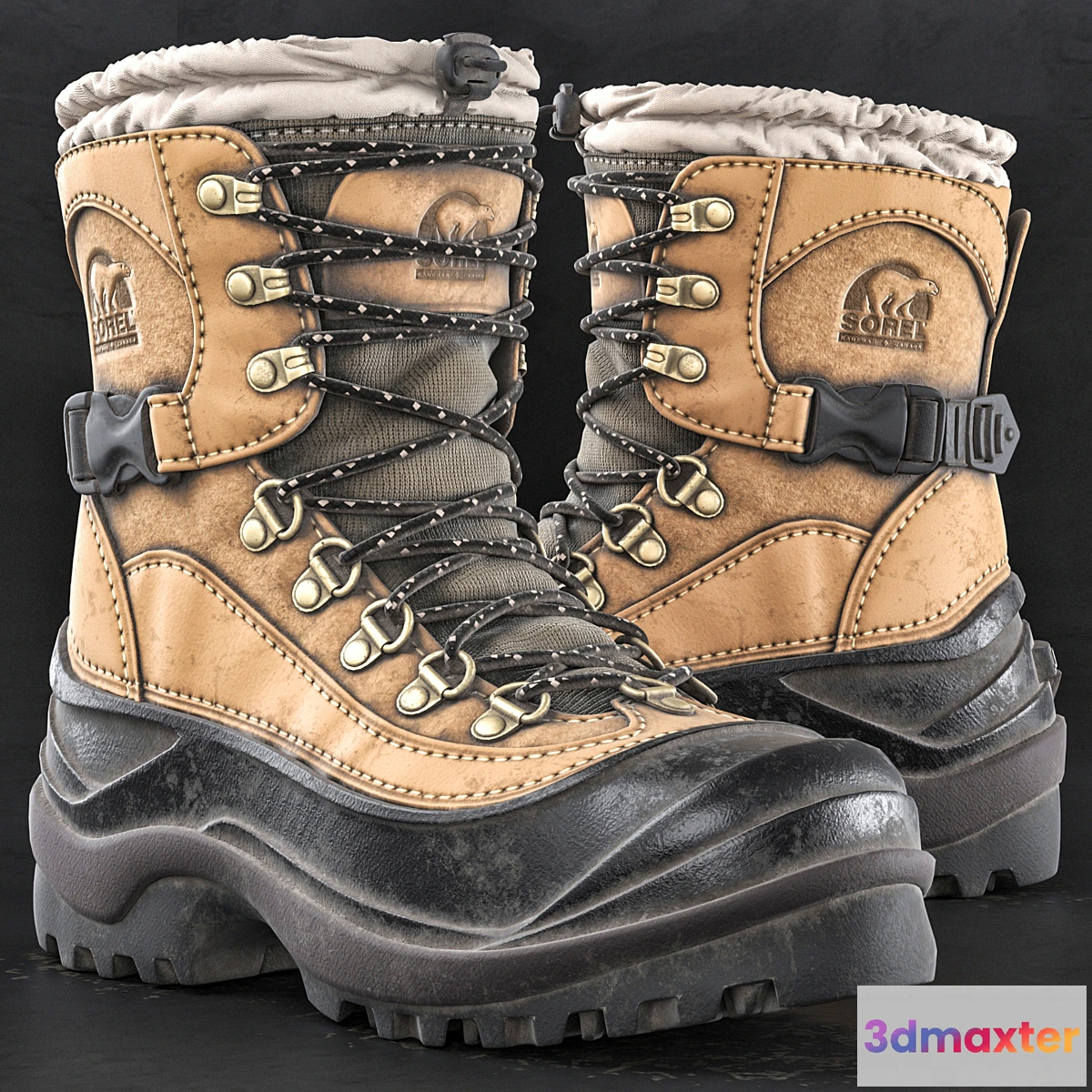 705240 - SOREL MEN’S CONQUEST WINTER BOOTS