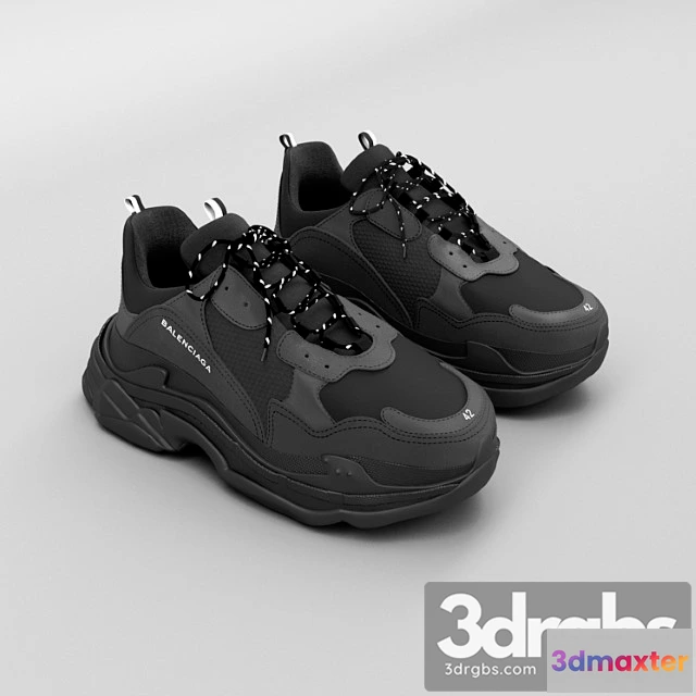 925772 - Balenciaga triple s black