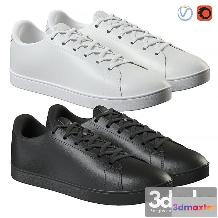 925788 - Leather Shoes Black and White