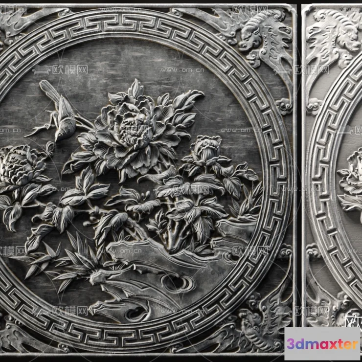 1243132 - RELIEF - VRAY  CORONA - 3D MODEL - 2690