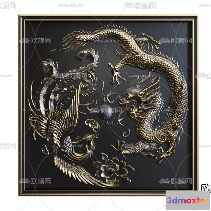 1243200 - RELIEF - VRAY  CORONA - 3D MODEL - 2724