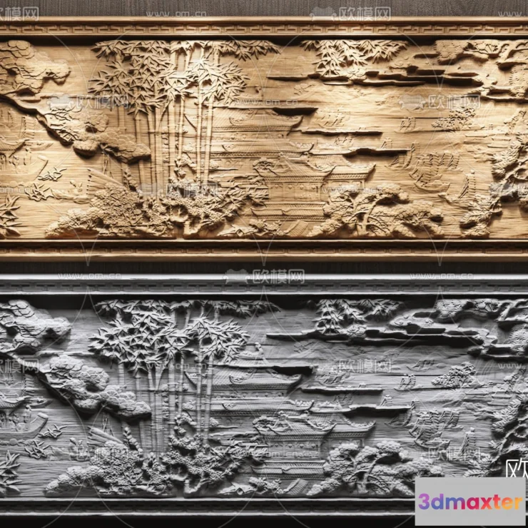 1243424 - RELIEF - VRAY  CORONA - 3D MODEL - 2836