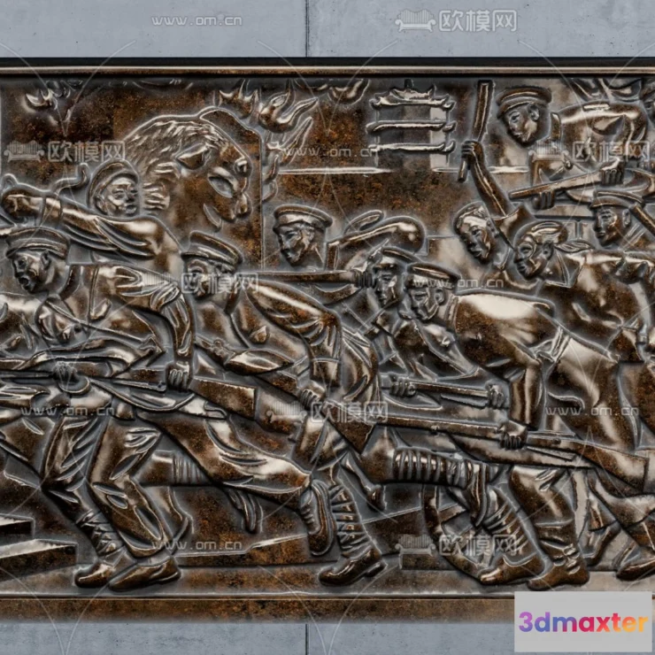 1243430 - RELIEF - VRAY  CORONA - 3D MODEL - 2839