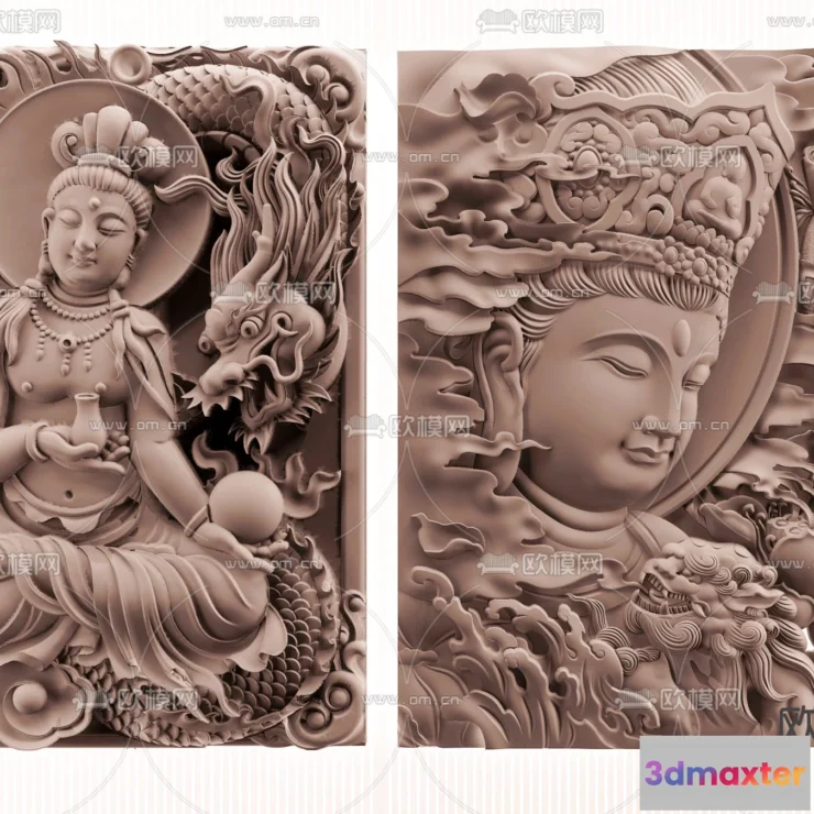 1243458 - RELIEF - VRAY  CORONA - 3D MODEL - 2853