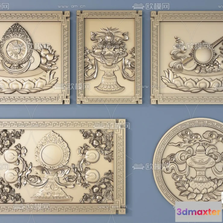 1243524 - RELIEF - VRAY  CORONA - 3D MODEL - 2886