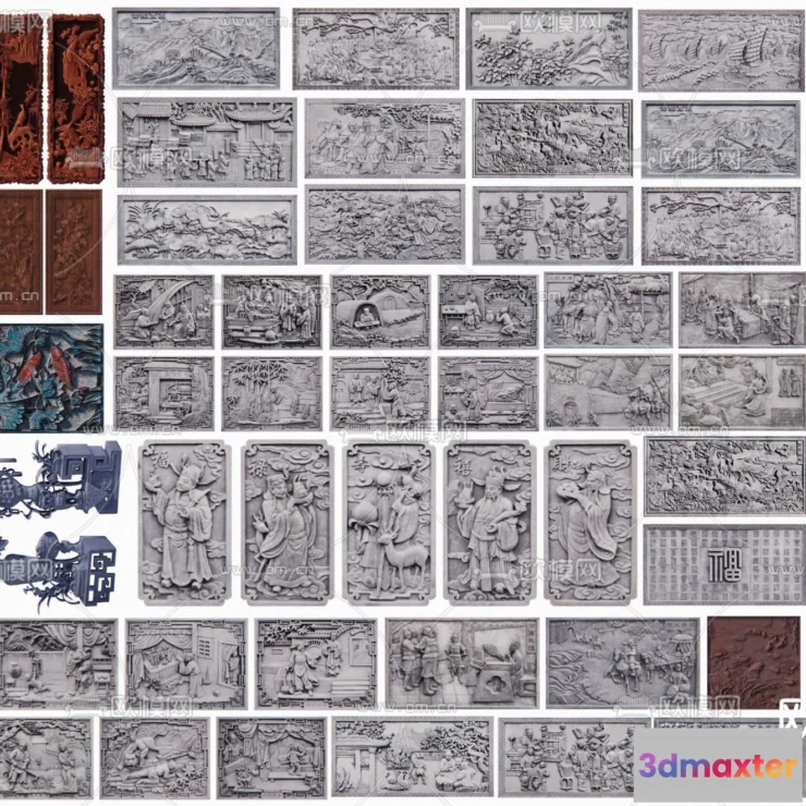 1243576 - RELIEF - VRAY  CORONA - 3D MODEL - 2912