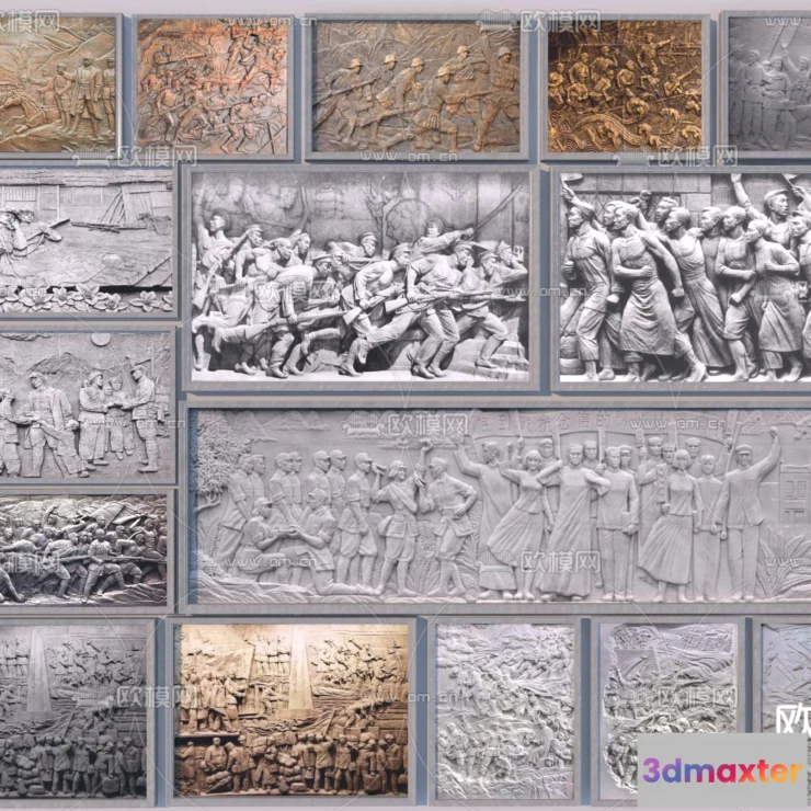 1243584 - RELIEF - VRAY  CORONA - 3D MODEL - 2916