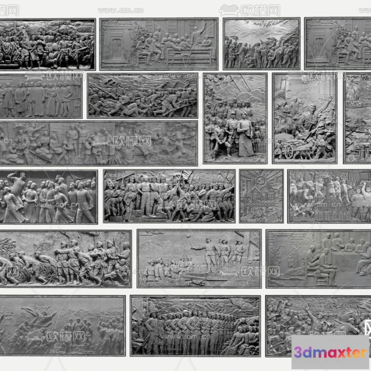 1243602 - RELIEF - VRAY  CORONA - 3D MODEL - 2925