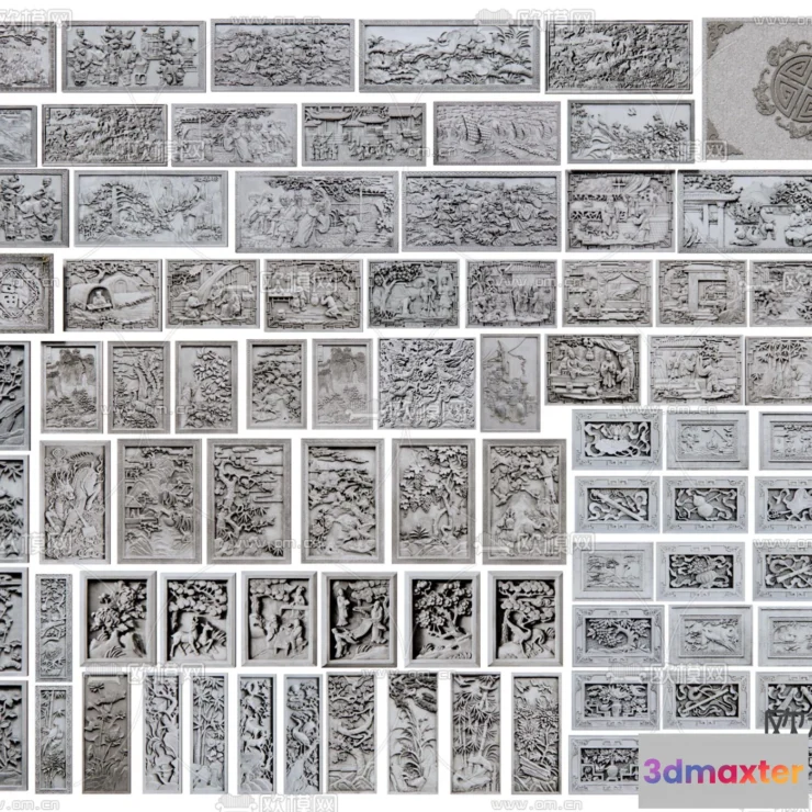 1243604 - RELIEF - VRAY  CORONA - 3D MODEL - 2926