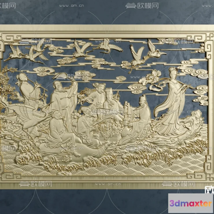 1243620 - RELIEF - VRAY  CORONA - 3D MODEL - 2934