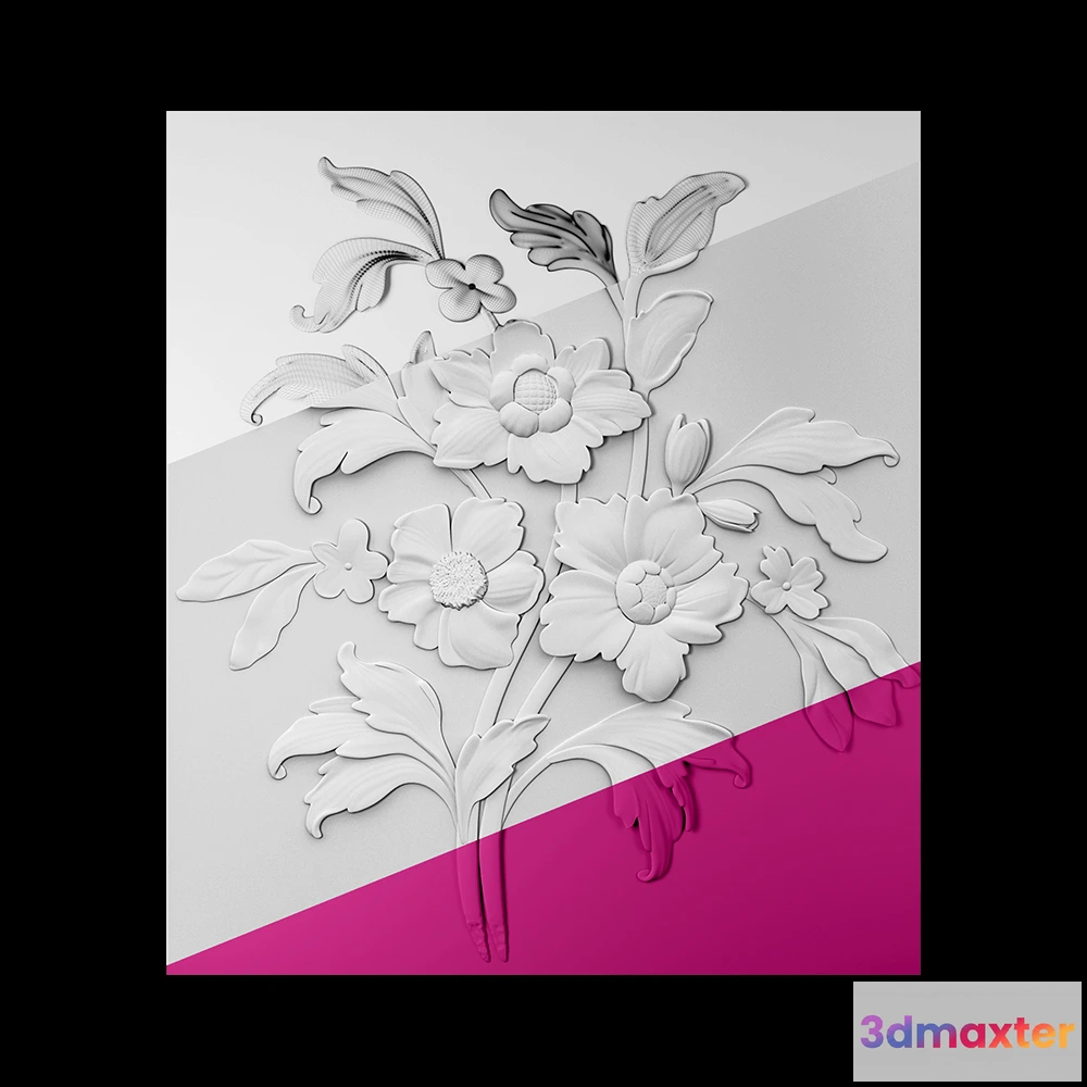 1593036 - Deco Line - Bouquet 3D Max