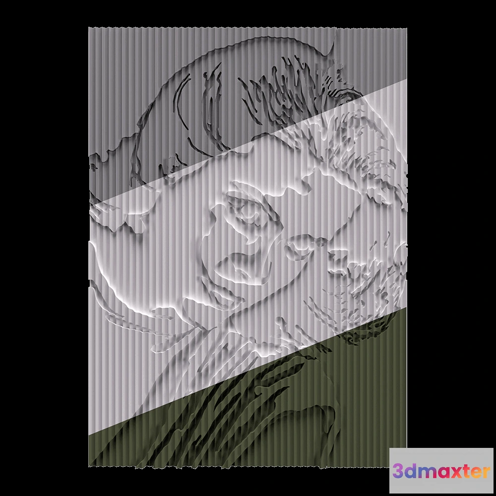 1593074 - Deco Line - Portrait 3D Max